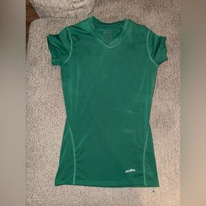 East bay compression short sleeve Green Athletic V-Neck Top